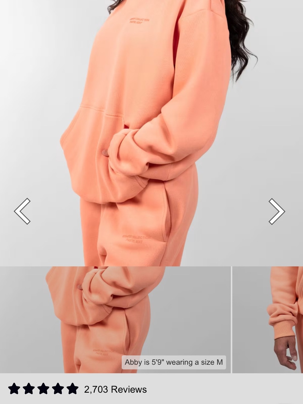 Comfrt orange Oversized Sweatshirt